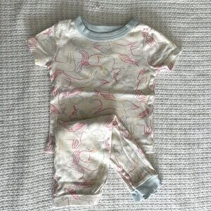 Rainbow unicorn baby sleepwear